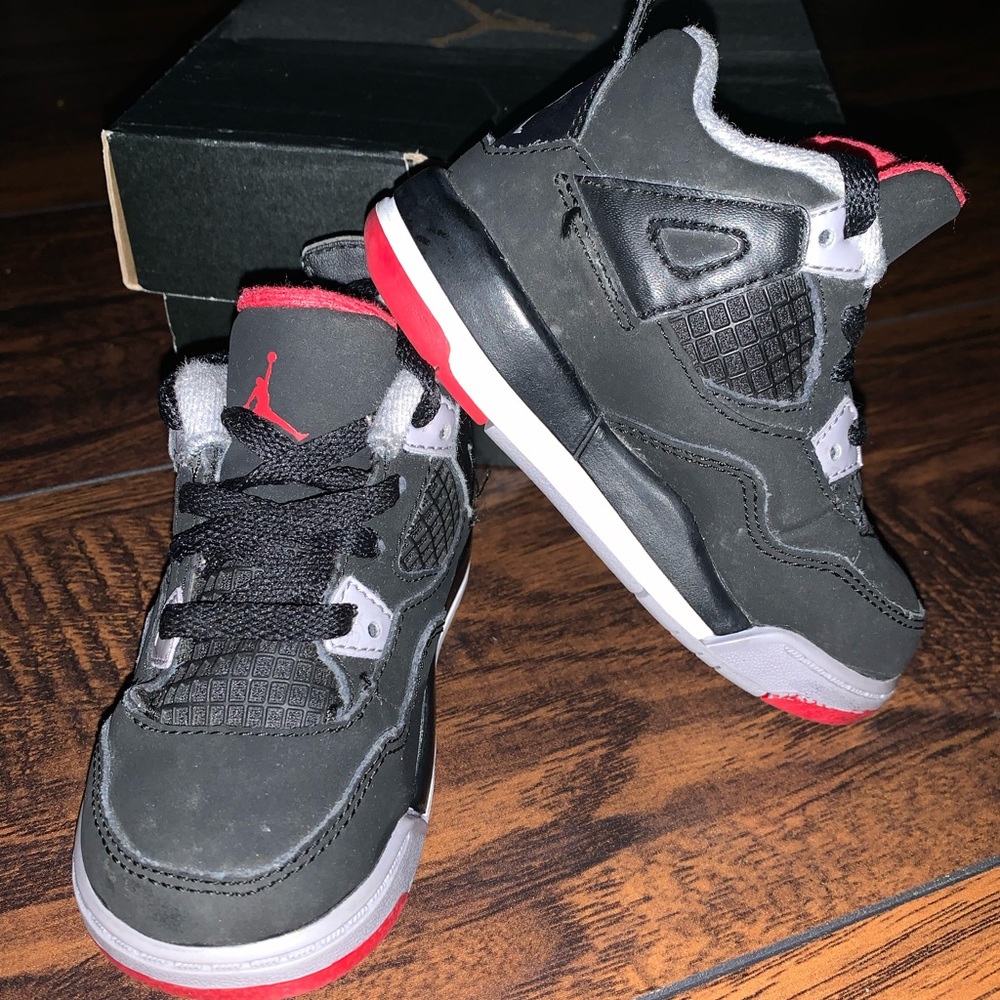 Jordan 4 Bred. Toddler Size 6c